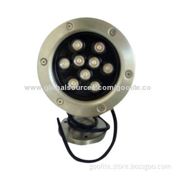 LED Underwater Light, 9W, 160*145*95mm, CE and RoHS, 2 Years Warranty